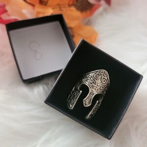 Warrior Helmet Ring Size 8